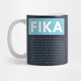 Swedish Fika Definition Sweden Coffee break Mug